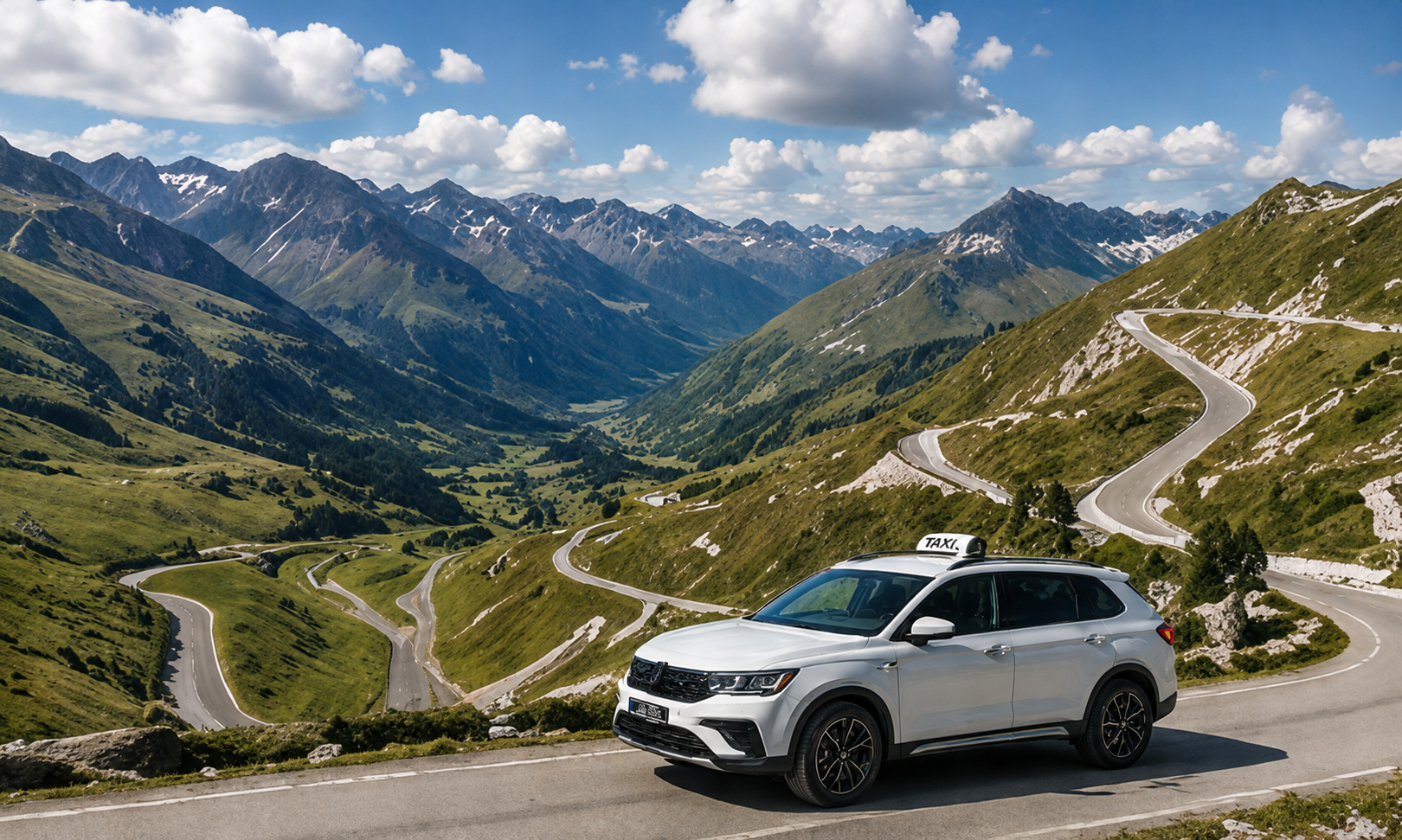 Route menant au Col de la Croix-de-Fer en Maurienne
